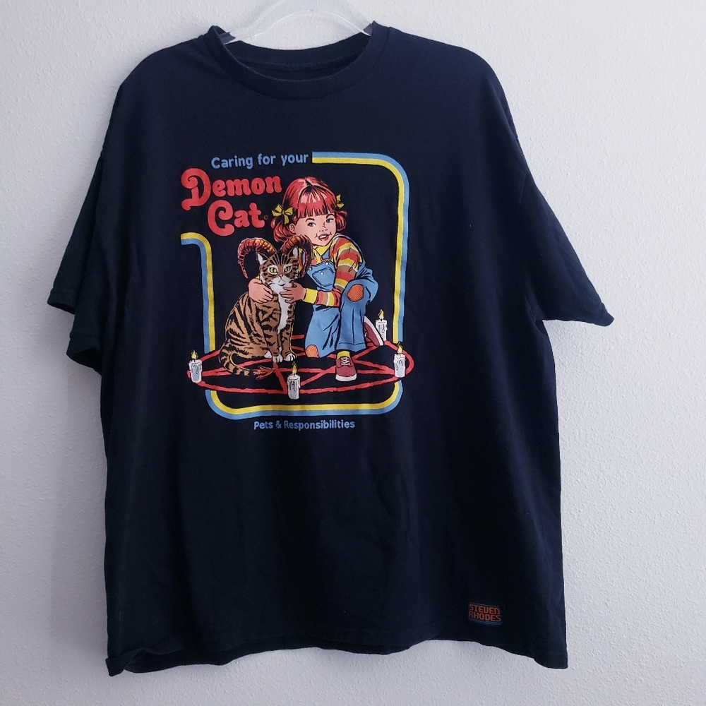 Steve Rhodes Demon Cat T-Shirt